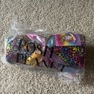 NWT: Posh Peanut Multicolor Rainbow Lisa Frank Hunter Leopard Print Beach Towel